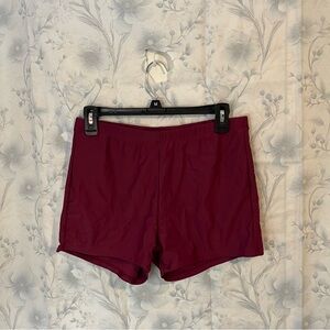 Halcurt Maroon Red Shorts CC